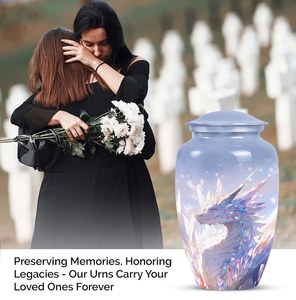Las urnas Crystal Guardian Dragon para cenizas humanas Cremación Adultos Urnas funerarias Custom Perfect Memorials - Product Image 5