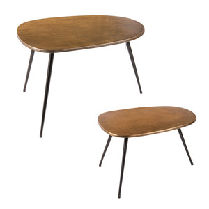 Table d'appoint minimaliste en métal meubles de maison minimaliste luxe moderne Simple petite Table basse pour meubles de salon - Product Image 1