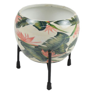 Planteur décoratif de fleur de support antique noir de nouveauté avec l'application de jardin pour la décoration de plancher de mariage en vente! - Product Image 4