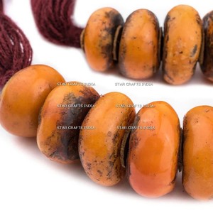 Collier en résine rouge de haute qualité bijoux de mode pour les femmes de l'Inde Look à la mode collier en résine fait main - Product Image 3