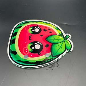 กระเบื้องอะคริลิครูประชับลายแตงโมออกแบบได้เองฤดูร้อนบริการ OEM ผลิตโลโก้ตามสั่ง - Product Image 1