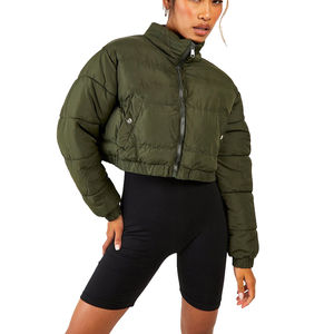 Veste matelassée à capuche unisexe de printemps personnalisée 2026 Logo avant imperméable de luxe chaud et coupe-vent - Product Image 6
