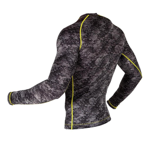 Rashguard de sublimation MMA pour hommes NESTRUE SPORTS, effet délavé, faible MOQ, BJJ, manches longues, surf, arts martiaux, UPF50, anti-UV, respirant - Product Image 4