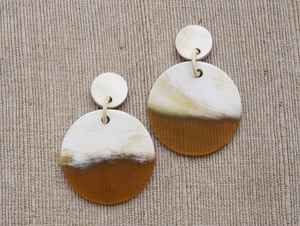 100% naturel de haute qualité écologique corne de buffle boucles d'oreilles antiques bijoux de mode pour femmes - Product Image 4