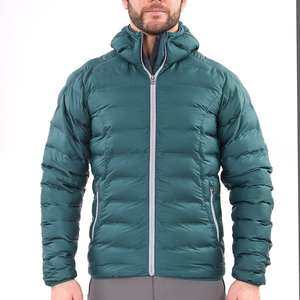 Custom High Street Canvas Puffer Jacket Transpirable de secado rápido con cierre de cremallera Parka de invierno para hombres y mujeres - Product Image 3