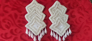 ต่างหูแบบห้อยประดับลูกปัดปักลาย แฟชั่นใหม่ คลาสสิก หลากสี ขนาดสั่งทำได้ สำหรับงานปาร์ตี้ จากคอลเลคชั่นล่าสุด - Product Image 3