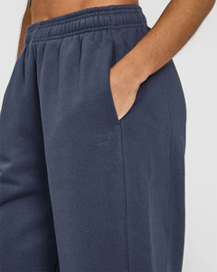 Precio barato, pantalones de pierna ancha para mujer, de algodón 100% Material, transpirable, estampado de logotipo personalizado, sólido, suelto, servicio OEM - Product Image 5