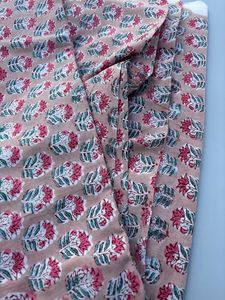 Nouveau tissu de Voile de coton naturel imprimé floral pour la robe des filles faisant le bloc de main Sanganer imprimé doux et pour la course - Product Image 5