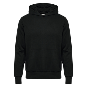 Sweat à capuche d'hiver en molleton de coton mélangé de haute qualité, basique décontracté, motif uni, respirant avec impression numérique - Product Image 3