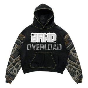 Sweat à capuche décontracté tendance en coton 100% pour l'hiver, avec options de motifs imprimés - Personnalisez vos besoins - Product Image 2