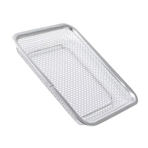 <b>Stainless</b> <b>Steel</b> Holloware Mesh Wire Tray Dental Sterilization Box <b>Rack</b> for Surgical Instrument Use - Product Image 2