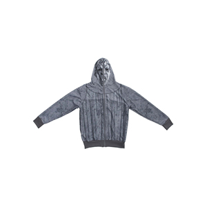 Wholesale Custom Men's New Stylish Thermal Full Zip 100% Cotton Hoodie with <b>Rhinestone</b> Logo Design Windproof Eco-Friendly Winter - Product Image 5