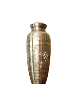 Urna Funeraria Moderna de Latón Sólido Color Dorado, con Color y Tamaños Personalizados, Duradera para Uso Doméstico a Precios de Mayoreo - Product Image 1