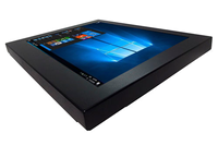 Support mural de bureau 15 pouces moniteur LCD robuste intégré IP65 pour l'extérieur et la marine avec écran tactile résistif ou capacitif