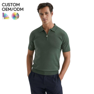 Camiseta de Hombre Personalizada, Tejida, 100% Algodón, Transpirable, OEM ODM |   Camiseta de Manga Corta de Color Sólido con Bordado/Estampado Frontal, Marca Privada - Product Image 1