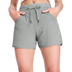 Nuevo diseño bolsillos laterales transpirable alta calidad Mujer Pantalones cortos algodón básico comodidad patrón personalizable pantalones cortos para mujer - Product Image 1