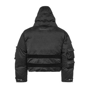 Veste matelassée unisexe de haute qualité pour l'hiver, chaude, tendance, pour l'extérieur, avec col montant, impression graphique personnalisée, imperméable et coupe-vent - Product Image 5