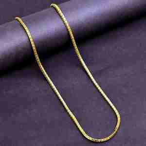 Wholesale 14K 18K 24K Micro <b>Gold</b> <b>Snake</b> Link <b>Chain</b> Necklace Trendy Modern Design Brass <b>Chain</b> - Product Image 2