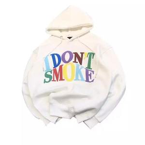 Sudadera con capucha de algodón con serigrafía de hojaldre 3D de fabricante de ropa de calle, Jersey personalizado, Sudadera con capucha con estampado de hojaldre de espuma para hombre - Product Image 1