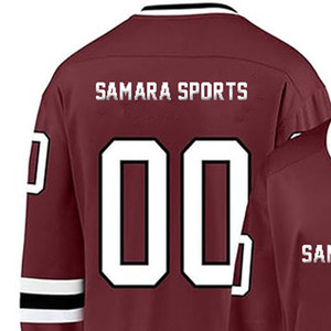 Suéter de Hockey Transpirable de Alta Calidad 100% Poliéster, Logotipo Personalizado por Sublimación, Camisetas de Hockey sobre Hielo para Equipo, Camisetas de Manga Larga - Product Image 5