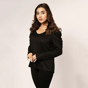 2025 LOGO personalizado mujer suéter algodón manga larga 2025 prendas de punto suéter invierno tejido suéter Mujer - Product Image 1