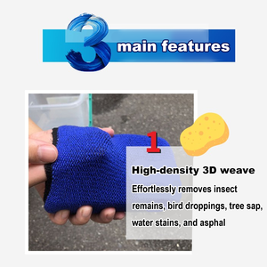 ฟองน้ำล้างรถมือจับตามหลักสรีรศาสตร์สินค้าคุณภาพสูงฟองน้ำสำหรับถอดคราบสกปรกรถยนต์ - Product Image 4