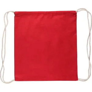 Bridget Personalized Promotional <b>Drawstring</b> Sportpacks Cotton Pouch <b>Backpack</b> with Custom Gadgets - Product Image 5