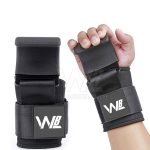 Correas de Soporte para Muñecas de Neopreno Antideslizantes y Transpirables para Levantamiento de Pesas, de Alta Resistencia, Color Negro, para Gimnasio y Entrenamiento - Product Image 1