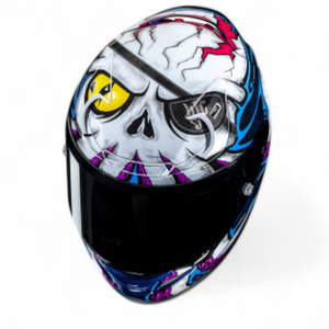 Casco Integrale Moto HJC RPHA 12 Modern Classic Certificato DOT con Doppia Visiera Design Predator - Product Image 5