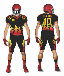 Uniforme de fútbol americano para hombres adultos con tela de secado rápido y pantalones de compresión ajustados, perfecto para juegos y partidos de práctica - Product Image 6