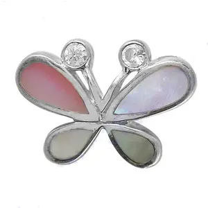 Joyería de Regalo para Mujer, Colgante de Mariposa de Plata con Piedras Preciosas, Chapado en Rodio, Oro Rosa, Materiales de Platino, Tipo de Dije - Product Image 2
