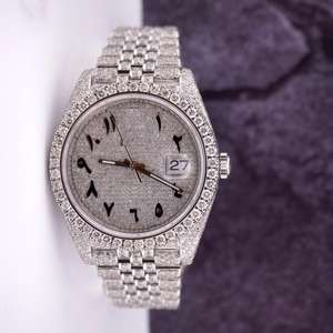 Luxe 2025 Vvs Moissanite diamant Iced Out Montres Best Seller Fournisseur Fabricant Grossiste Exportateur Bon Prix en Inde - Product Image 1