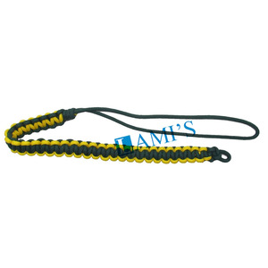 Best Quality Ceremonial Silk <b>Lanyard</b> with Custom Logo Adjustable Size Blue Navy Pleated Design for Uniform Accessories - Product Image 5