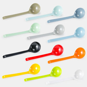 Cucharas de Melamina Personalizadas con Logotipo, Irrompibles, para Servir Arroz, Sopa y Otros Alimentos - Product Image 4