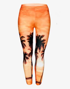 Leggings de yoga pour femmes, taille haute, imprimés par sublimation, logo personnalisé, vêtements de sport, collants de yoga pour femmes, 2026 - Product Image 3