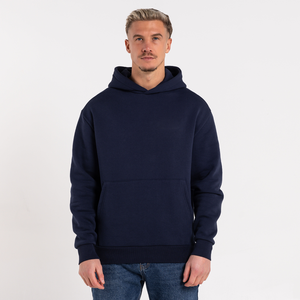 เสื้อฮู้ดผู้ชายผ้าฟลีซแบบสวมหัวมีฮู้ดปักโลโก้ - Product Image 3