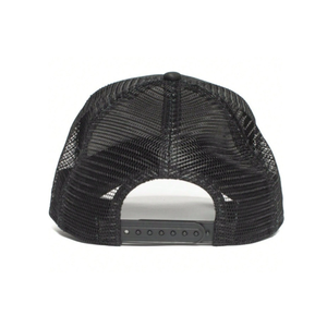 Casquette Trucker Brodé Marron avec Dos en Maille Réglable, 6 Panneaux, Style Décontracté et Patch Logo Avant - Product Image 6