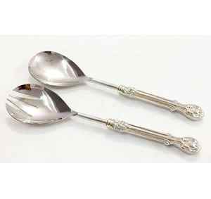 Antique Bone Handle & Stainless Steel <b>Salad</b> <b>Server</b> Set Stainless Steel <b>Salad</b> <b>Server</b> with Elegant Hand Crafted Handles - Product Image 4