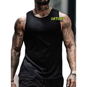Camiseta Deportiva para Hombre, Transpirable, Ligera, Chaleco Deportivo para Gimnasio, de Secado Rápido, al por Mayor - Product Image 1