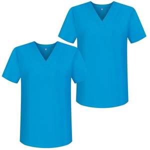 Confezione da 2 Giacche Sanitarie Unisex MISEMIYA con Scollo a V MZ-2-6801 Prodotte in Sri Lanka - Product Image 6