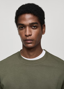 Sudadera pesada personalizada cuello redondo 80% Algodón, 20% poliéster sudadera térmica de lana pesada para hombre - Product Image 2