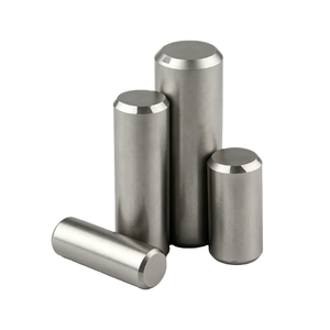 Goupille de positionnement cylindrique M2.5 entièrement filetée en acier inoxydable 304 usinée CNC de précision, polie, longueur personnalisée 15 mm - Product Image 1