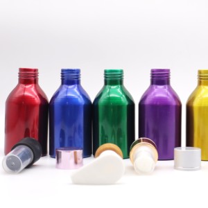 Venta al por mayor 100mL botellas de metal de aluminio Premium para cosméticos Champú Acondicionador líquido embalaje Premium de fábrica de Vietnam - Product Image 2