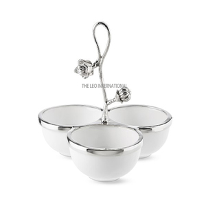 Luxury White Color With Unique New Designer Fancy Latest Stylish Modern Decor Free Luxury Serving <b>Bowl</b> In Best Price - Product Image 1