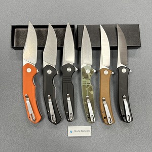 LHZW01 3.5 Inch D2 Steel Self Defence Pocket <span class=keywords><strong>Knife</strong></span> EDC G10 Handle Stone Wash <span class=keywords><strong>Clip</strong></span> Point Blade Bowie Survival Knives <span class=keywords><strong>Belt</strong></span> <span class=keywords><strong>Clip</strong></span> - Product Image 2