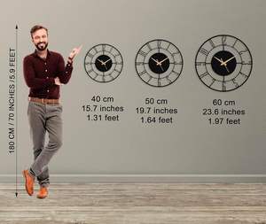 Horloges murales en métal artisanales abordables avec de belles finitions et des designs uniques pour une décoration intérieure économique - Product Image 4