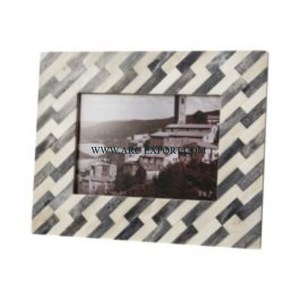 Fait d'incrustation d'os et de bois Table faite à la main Décoration de la maison Cadres photo Conception admirable Cadres photo fantaisie de grande taille - Product Image 1