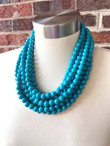 Natural Sodalite <b>Beaded</b> <b>Necklace</b>, 8mm Sodalite Smooth Round Beads <b>Necklace</b> , Handmade Crystal <b>Choker</b> <b>Necklace</b> <b>Beaded</b> Jewelry - Product Image 6