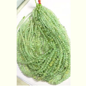 28 Hebras de Prehnita Natural 4mm-8mm Cuentas redondas lisas 2690 Cts Lote Iroc Ventas Cuentas sueltas de piedras preciosas de 14 pulgadas US $296 para todos - Product Image 3