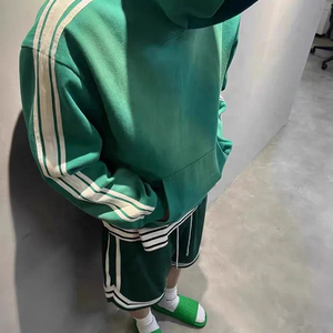 Venta al por mayor de alta calidad 100% algodón grueso pulóver parche bordado sudaderas con capucha calle Vintage ácido lavado sudaderas con capucha - Product Image 5